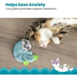 Catstages Purr Pillow Snoozin' Sloth Calming Plush Cat Toy -Cat Supplies 190715 PT3. AC SS1800 V1631679446