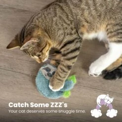 Catstages Purr Pillow Snoozin' Sloth Calming Plush Cat Toy -Cat Supplies 190715 PT5. AC SS1800 V1631681816