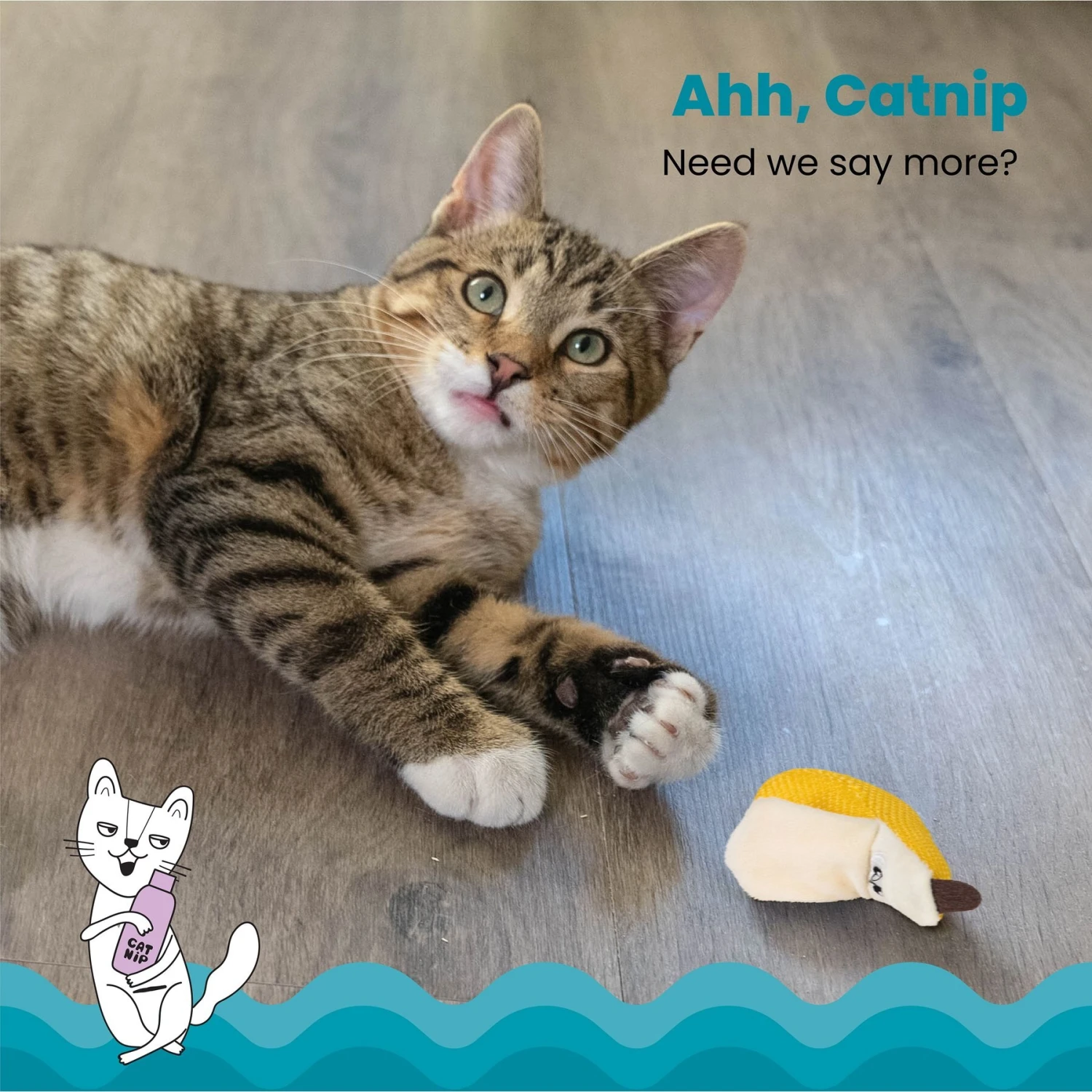 Catstages Dental Banana Cat Chew Toy With Catnip 5 Catstages Dental Banana Cat Chew Toy With Catnip - Image 3