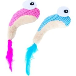 Catstages Dental Shrimpies Cat Chew Toy With Catnip, 2 Count