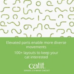 Catit Senses 2.0 Wave Circuit Cat Toy -Cat Supplies 191556 PT2. AC SS1800 V1628093767