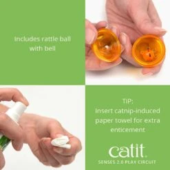 Catit Senses 2.0 Wave Circuit Cat Toy -Cat Supplies 191556 PT4. AC SS1800 V1628093769