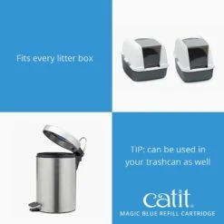 Catit Litter Box Odor Reducing Cat Litter Pad, 2 Count -Cat Supplies 191591 PT5. AC SS1800 V1628094078