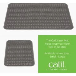 Catit Cat Litter Mat, Grey -Cat Supplies 191595 PT2. AC SS1800 V1628096250