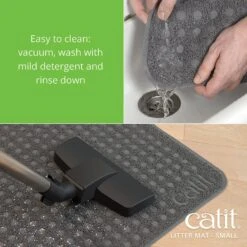 Catit Cat Litter Mat, Grey -Cat Supplies 191595 PT3. AC SS1800 V1628096253