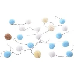 Armarkat Ball & String Plush Kitten Toy, Color Varies