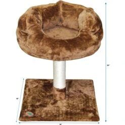 Go Pet Club 24-in Faux Fur Cat Tree 9 Go Pet Club 24-in Faux Fur Cat Tree -Cat Supplies 197620 PT3. AC SS1800 V1671226172