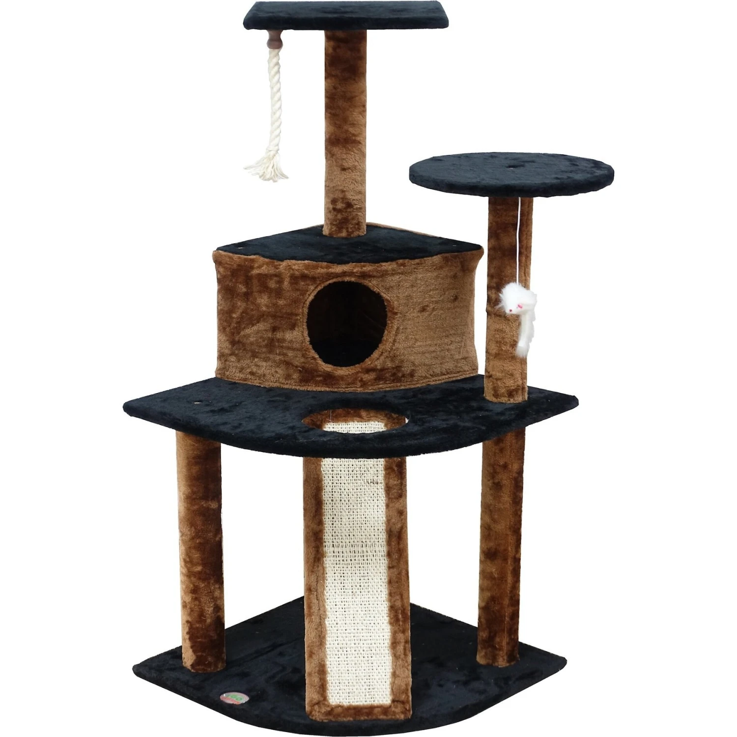 Go Pet Club 47-in Faux Fur Cat Tree & Condo 5 Go Pet Club 47-in Faux Fur Cat Tree & Condo - Image 3