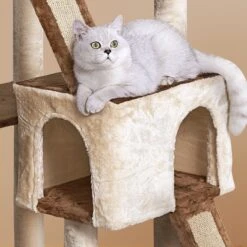 Go Pet Club 71-in Faux Fur Cat Tree & Condo -Cat Supplies 197663 PT2. AC SS1800 V1661453924