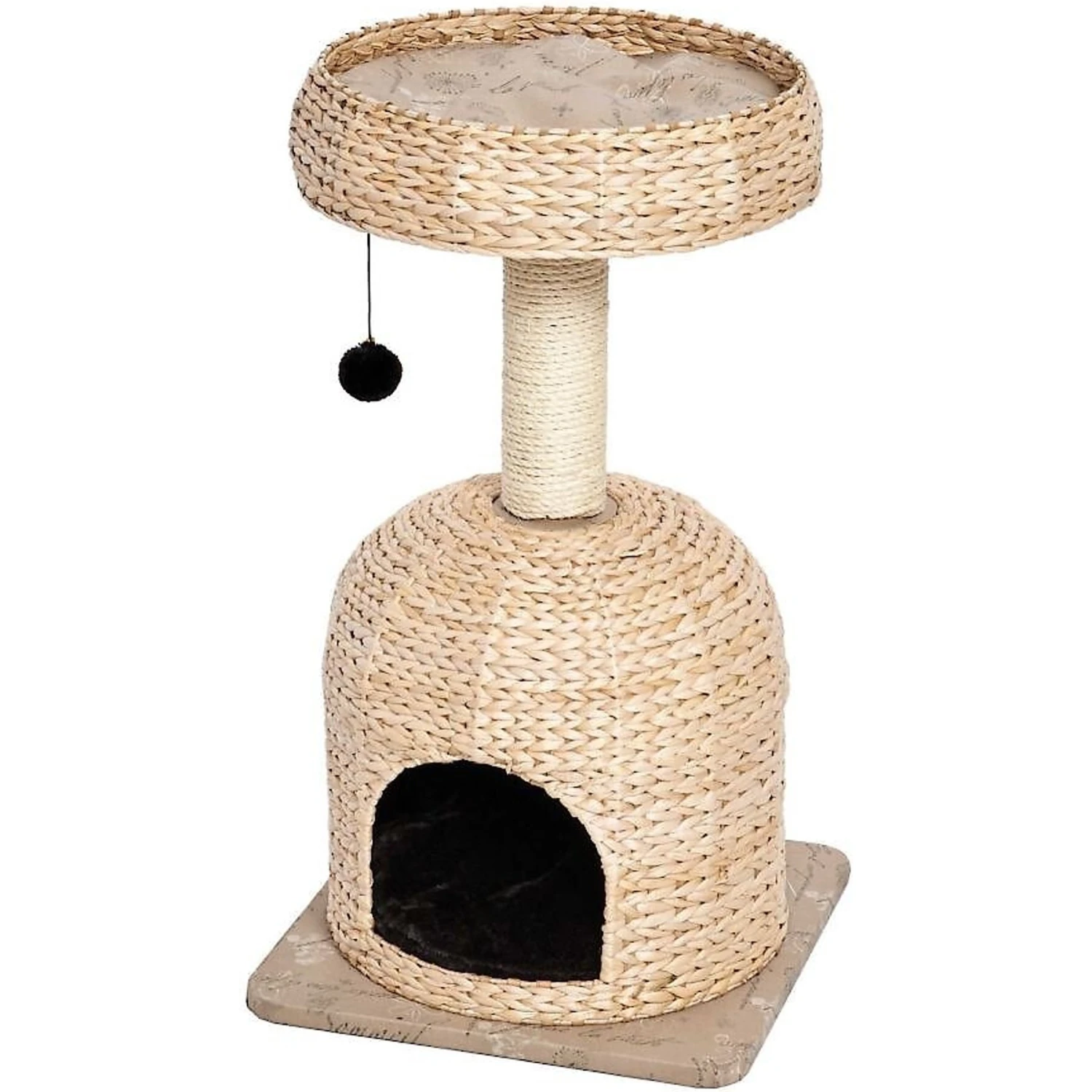 MidWest Feline Nuvo Scout 31.5-in Modern Wicker Cat Tree & Condo 3 MidWest Feline Nuvo Scout 31.5-in Modern Wicker Cat Tree & Condo