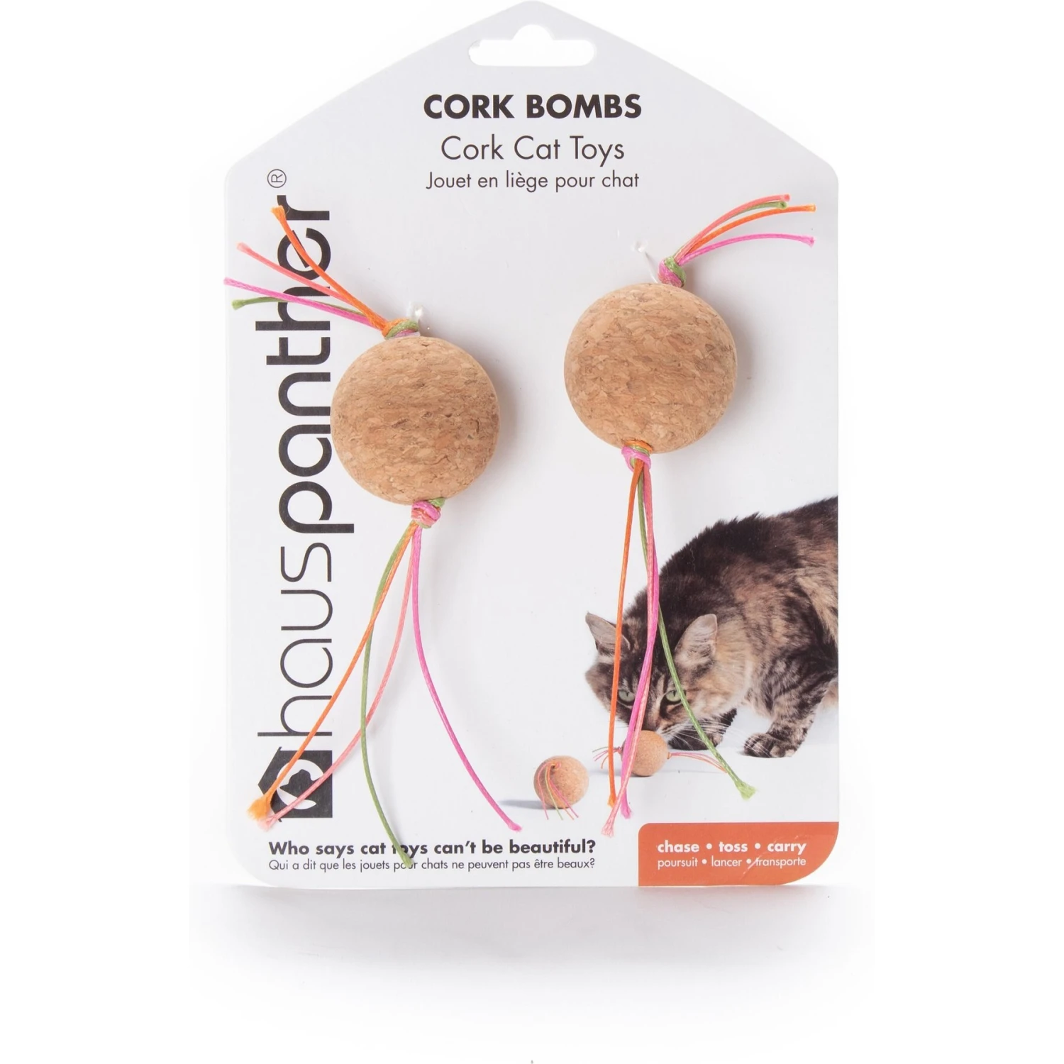 Hauspanther Cork Bombs Cork Chaser Cat Toy 4 Hauspanther Cork Bombs Cork Chaser Cat Toy - Image 2
