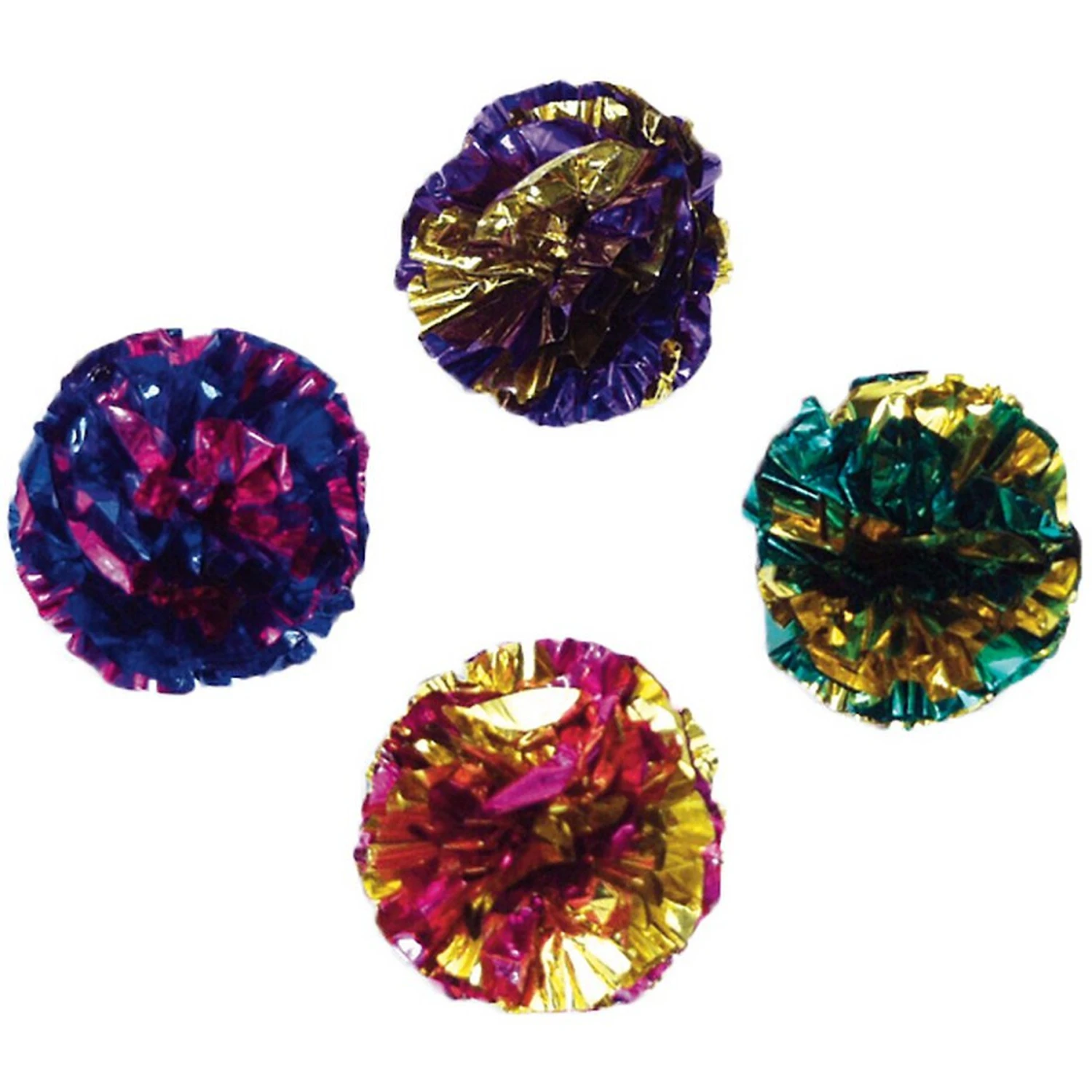 Turbo Krinkle Balls Cat Toy, 4 Count 3 Turbo Krinkle Balls Cat Toy, 4 Count