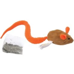 Turbo Tail Cat Toy With Catnip, Crinkle Mouse