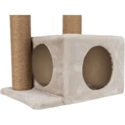 TRIXIE Valencia 28-in Plush Cat Tree & Scratching Post With Condo & Cat Toy -Cat Supplies 204179 PT6. AC SS1800 V1570558939