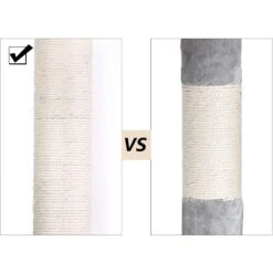 FEANDREA 55.1-in Faux Fleece Cat Tree & Condo 16 FEANDREA 55.1-in Faux Fleece Cat Tree & Condo -Cat Supplies 205247 PT5. AC SS1800 V1648065391