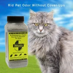 Smelleze Natural Pet Litter Deodorizer Granules, 2-lb Bottle -Cat Supplies 205621 PT5. AC SS1800 V1628703689