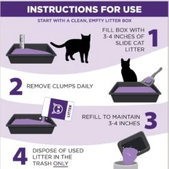 Arm & Hammer Litter Slide Multi-Cat Scented Clumping Clay Cat Litter -Cat Supplies 207535 PT4. AC SS1800 V1676491990