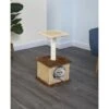 Go Pet Club 22-in Economical Cat Tree Condo, Beige/Brown -Cat Supplies 216916 MAIN. AC SS1800 V1587484131