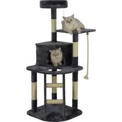 Go Pet Club 49-in Economical Sisal Posts Cat Tree Condo -Cat Supplies 217019 PT2. AC SS1800 V1702056886