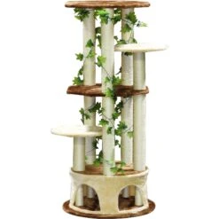 Go Pet Club 61-in Forest With Leaves Cat Tree, Beige/ Brown 7 Go Pet Club 61-in Forest With Leaves Cat Tree, Beige/ Brown -Cat Supplies 217097 pt2. AC SS1800 V1579195411