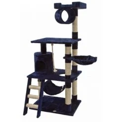 Go Pet Club 62-in Faux Fur Cat Tree & Condo 10 Go Pet Club 62-in Faux Fur Cat Tree & Condo -Cat Supplies 217100 PT3. AC SS1800 V1702056882