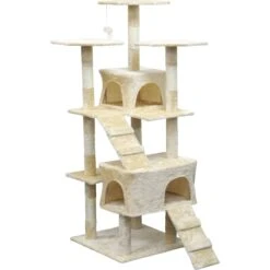 Go Pet Club 63-in Economical Sisal Cat Tree 8 Go Pet Club 63-in Economical Sisal Cat Tree -Cat Supplies 217107 pt2. AC SS1800 V1579195424