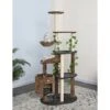 Go Pet Club 74-in Forest With Leaves Cat Tree, Black/ Brown -Cat Supplies 217146 main. AC SS1800 V1579202098
