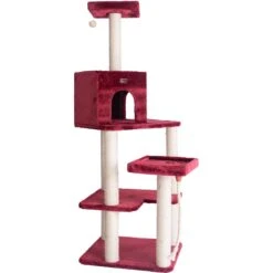 Armarkat 69-in Faux Fur Covered House & Cat Tree 16 Armarkat 69-in Faux Fur Covered House & Cat Tree -Cat Supplies 218999 PT5. AC SS1800 V1603328201
