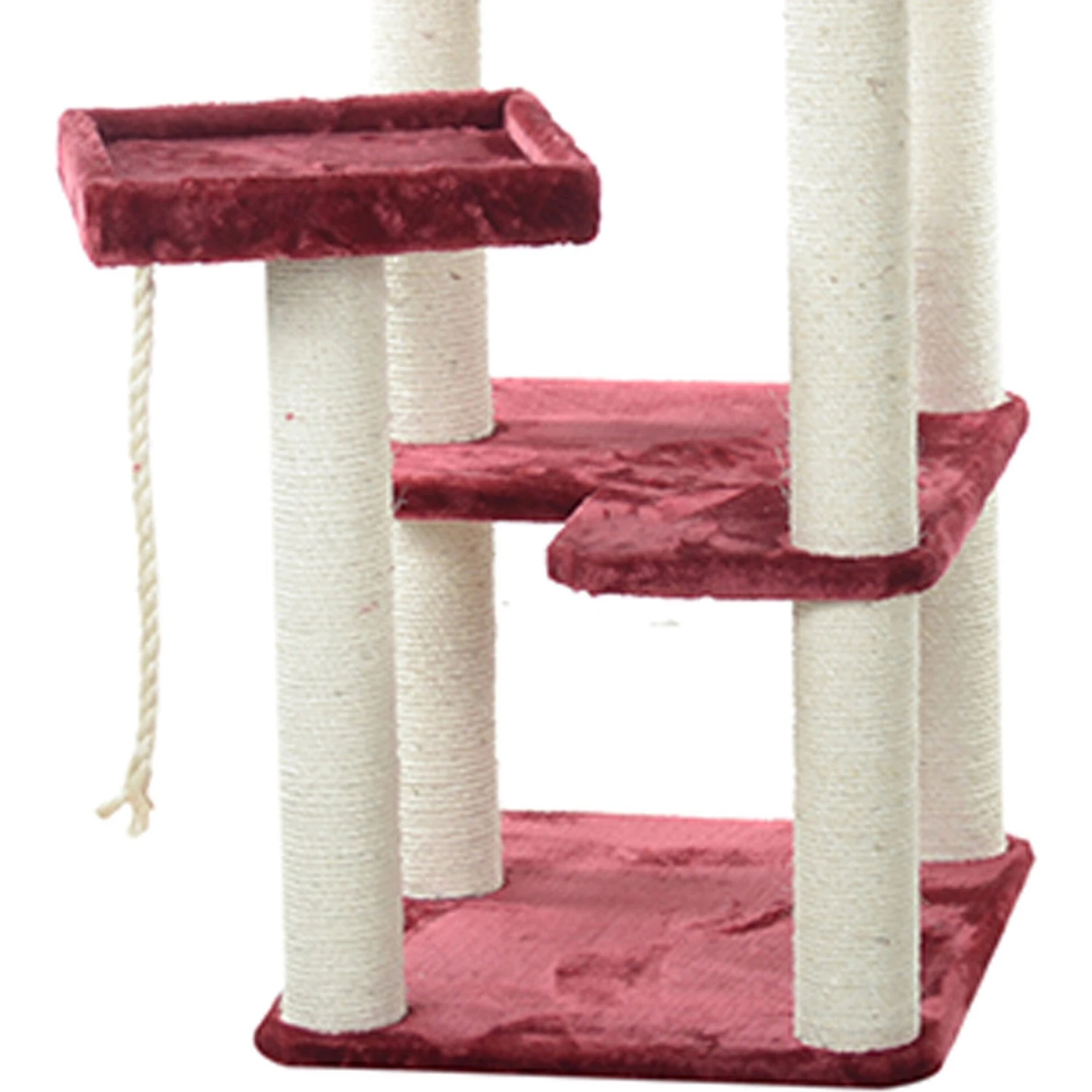 Armarkat 69-in Faux Fur Covered House & Cat Tree 11 Armarkat 69-in Faux Fur Covered House & Cat Tree - Image 9