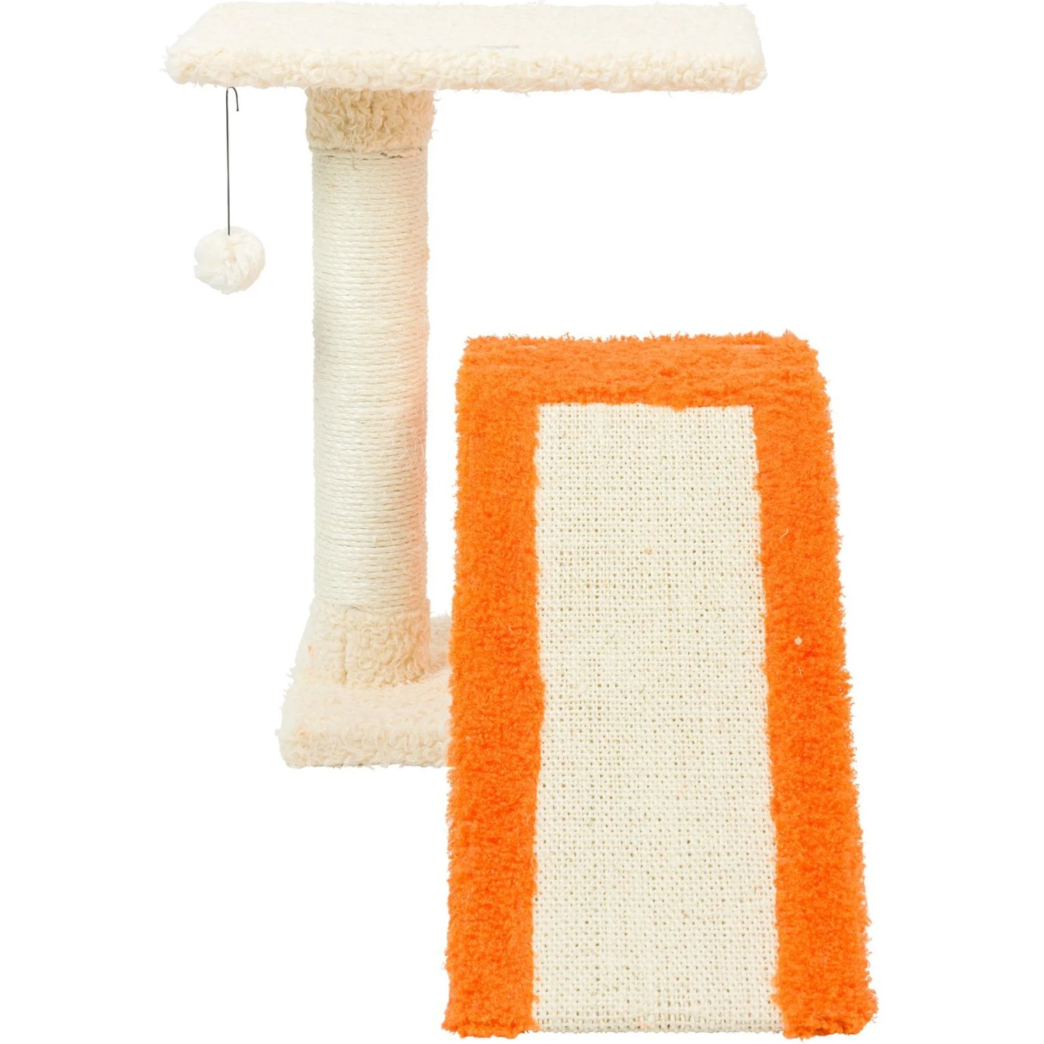 Armarkat Real Wood Sisal Carpet Ramp & Two-Level Platform Cat Tree 7 Armarkat Real Wood Sisal Carpet Ramp & Two-Level Platform Cat Tree - Image 5