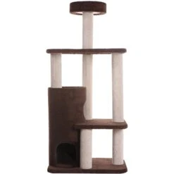 Armarkat 56-in Carpeted Condo Cat Tree, Brown -Cat Supplies 219018 PT2. AC SS1800 V1603303587