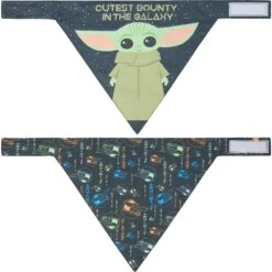 STAR WARS THE MANDALORIAN GROGU "Cutest Bounty" Reversible Dog & Cat Bandana 15 STAR WARS THE MANDALORIAN GROGU "Cutest Bounty" Reversible Dog & Cat Bandana -Cat Supplies 220290 PT6. AC SS1800 V1646442983