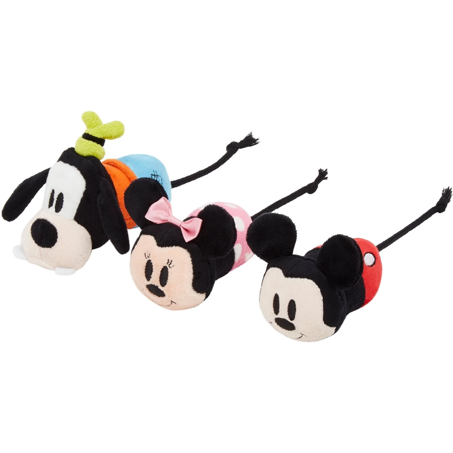 Disney Mickey & Friends Plush Mice Cat Toy With Catnip, 3 Count 3 Disney Mickey & Friends Plush Mice Cat Toy With Catnip, 3 Count