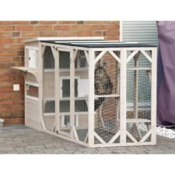 TRIXIE Natura Wooden 3-Story Retreat Cat House 5 TRIXIE Natura Wooden 3-Story Retreat Cat House -Cat Supplies 221654 pt1. AC SS1800 V1582055329