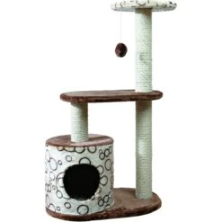 TRIXIE Casta 37.5-in Plush Cat Tower -Cat Supplies 221705 pt1. AC SS1800 V1582061582