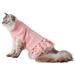 Frisco Cable Knit Dog & Cat Sweater Dress -Cat Supplies 223706 PT2. AC SS1800 V1608819438