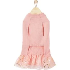 Frisco Cable Knit Dog & Cat Sweater Dress -Cat Supplies 223706 PT4. AC SS1800 V1599055287