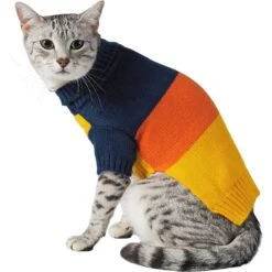Frisco Colorblock Dog & Cat Turtleneck Sweater With Sleeves 11 Frisco Colorblock Dog & Cat Turtleneck Sweater With Sleeves -Cat Supplies 223819 PT2. AC SS1800 V1599481036