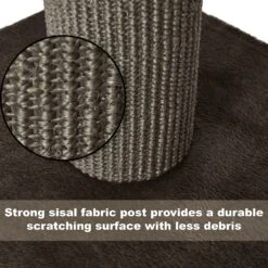 MidWest Feline Nuvo Cove 35-in Faux Fur Modern Cat Tree -Cat Supplies 226376 PT7. AC SS1800 V1583959099