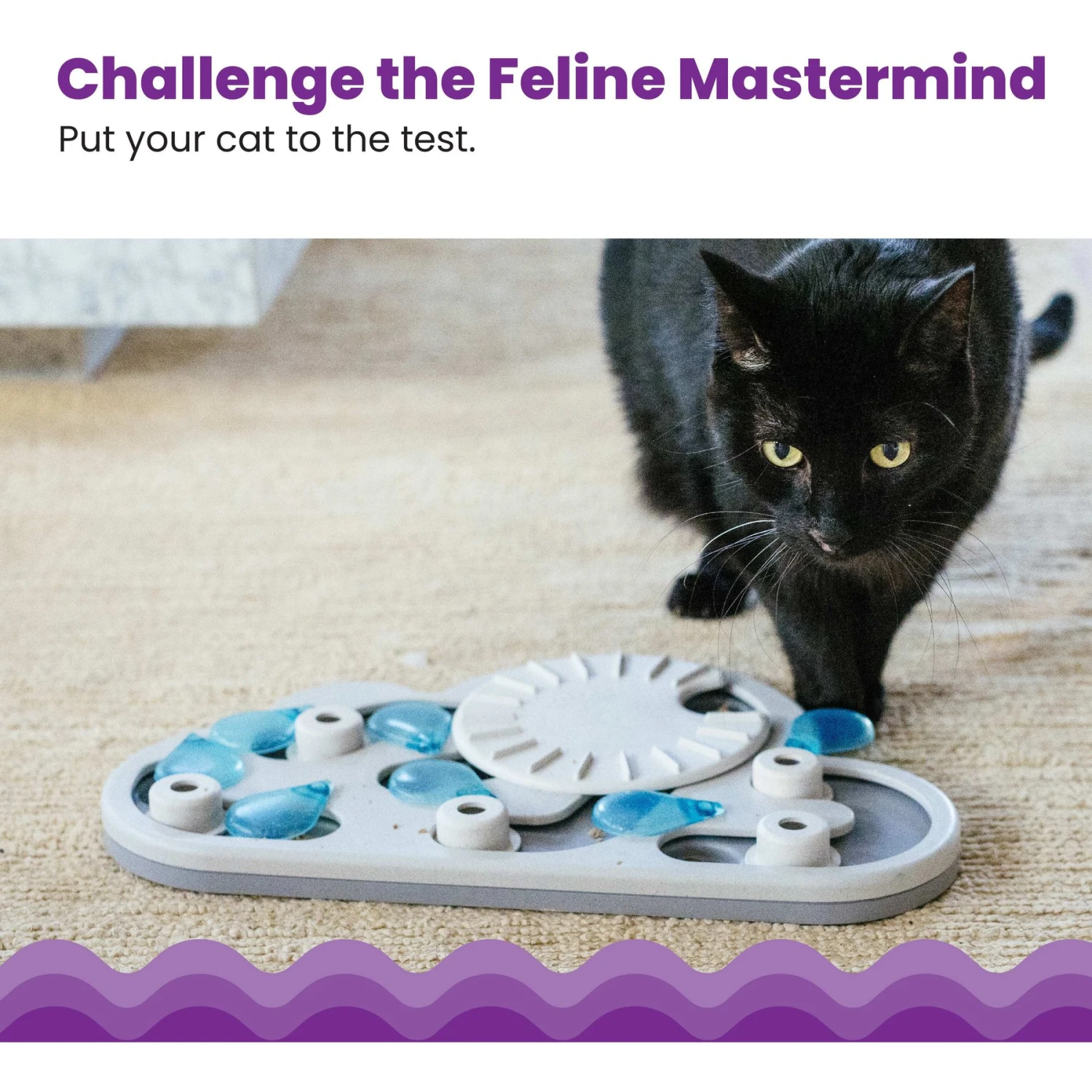 Nina Ottosson By Outward Hound Rainy Day Puzzle & Play Cat Toy 4 Nina Ottosson By Outward Hound Rainy Day Puzzle & Play Cat Toy - Image 2