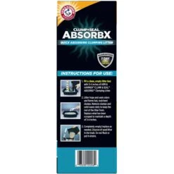 Arm & Hammer Litter Clump & Seal AbsorbX Absorbing Unscented Multi-Cat Cat Litter -Cat Supplies 232642 PT4. AC SS1800 V1615935413
