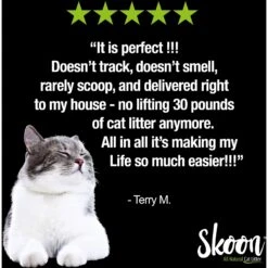 Skoon Unscented Non-Clumping Cat Litter & Disposable Litter Box 11 Skoon Unscented Non-Clumping Cat Litter & Disposable Litter Box -Cat Supplies 239879 PT3. AC SS1800 V1612368141