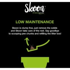 Skoon Unscented Non-Clumping Cat Litter & Disposable Litter Box 13 Skoon Unscented Non-Clumping Cat Litter & Disposable Litter Box -Cat Supplies 239879 PT5. AC SS1800 V1612368439