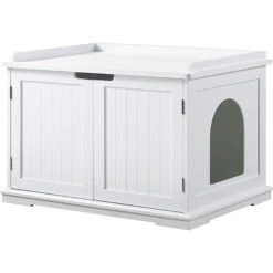 Unipaws Decorative Cat Litter Box Enclosure 11 Unipaws Decorative Cat Litter Box Enclosure -Cat Supplies 241607 PT2. AC SS1800 V1600394785