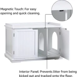 Unipaws Decorative Cat Litter Box Enclosure 12 Unipaws Decorative Cat Litter Box Enclosure -Cat Supplies 241607 PT3. AC SS1800 V1600388784