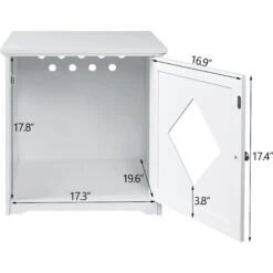 Unipaws Decorative Diamond-Design Cat Litter Box Enclosure 17 Unipaws Decorative Diamond-Design Cat Litter Box Enclosure -Cat Supplies 241620 PT7. AC SS1800 V1628020267