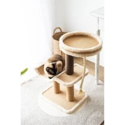 Catry Cradle Cat Tree With Paper Rope Scratching Posts & Sisal Rope Toy -Cat Supplies 244313 PT4. AC SS1800 V1595018812