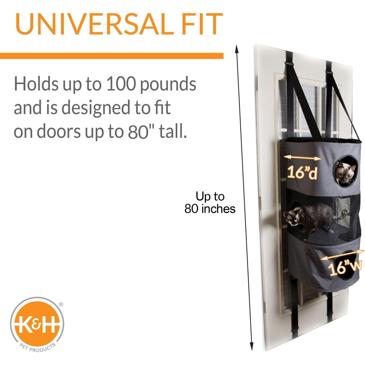 K&H Pet Products Hangin' Multi-Story Cat Condo 4 K&H Pet Products Hangin' Multi-Story Cat Condo - Image 2