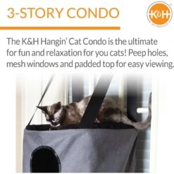 K&H Pet Products Hangin' Multi-Story Cat Condo 11 K&H Pet Products Hangin' Multi-Story Cat Condo -Cat Supplies 247919 PT2. AC SS1800 V1637624787