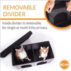 K&H Pet Products Thermo-Kitty Cat Duplex -Cat Supplies 247923 PT3. AC SS1800 V1637627559